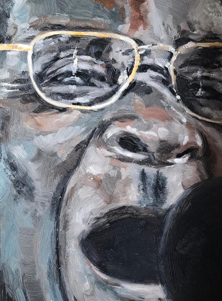 Thomas Huyghe 1971  Board of control, Robert Mugabe Zimbabwe, Antiquités & Art, Art | Peinture | Abstraite, Enlèvement