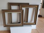 3 zelfde massieve houten kaders maar verschillende grootte, Maison & Meubles, Accessoires pour la Maison | Cadres, Comme neuf