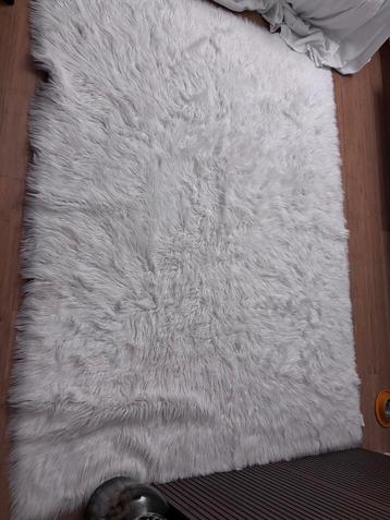 Tapis blanc fluffy – 160 x 230 cm beschikbaar voor biedingen