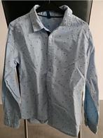 Hemd CKS 10jaar blauw met motief, Ophalen of Verzenden, Zo goed als nieuw, Jongen, CKS.