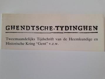 Tijdschriften Ghendtsche Tydinghen 1977-2009 beschikbaar voor biedingen
