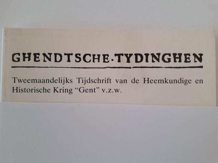 Tijdschriften Ghendtsche Tydinghen 1977-2009, Verzamelen, Tijdschriften, Kranten en Knipsels, Tijdschrift, 1980 tot heden, Ophalen