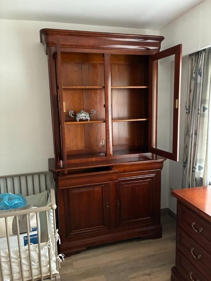 buffetkast in kerselarenhout  (ook dressoir beschikbaar), Maison & Meubles, Armoires | Buffets, Comme neuf, 200 cm ou plus, 100 à 150 cm