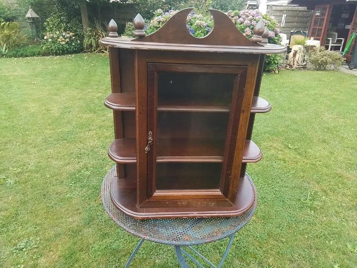Klein Vitrinekastje, Huis en Inrichting, Kasten | Vitrinekasten, Gebruikt, Minder dan 100 cm, 50 tot 100 cm, Minder dan 25 cm