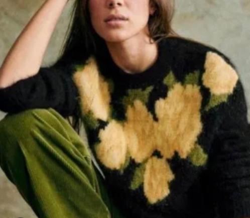 Prachtige trui van Sezane, mt. S/M, Kleding | Dames, Truien en Vesten, Zo goed als nieuw, Maat 36 (S), Zwart, Ophalen of Verzenden
