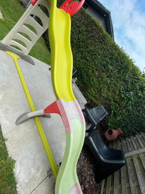 Glijbaan Smoby (groot model) - megagliss, Kinderen en Baby's, Speelgoed | Buiten | Speeltoestellen, Gebruikt, Glijbaan, Ophalen