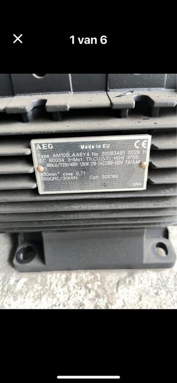 Motor  230v /380v 1.5 Kw beschikbaar voor biedingen