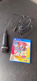 Let’s sing + micro, Consoles de jeu & Jeux vidéo, Comme neuf, Enlèvement