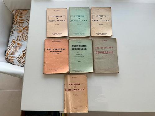 Lot oud schoolmateriaal , boeken , woordenboeken, Boeken, Taal | Frans, Gelezen, Ophalen of Verzenden