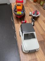 Playmobiel auto met vissersboot op trailer en aparte jetski, Kinderen en Baby's, Speelgoed | Playmobil, Ophalen, Zo goed als nieuw