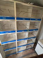 Batterie d élevage oiseaux canaris de 15 cages, Enlèvement, Utilisé, Bois, Cage d'élevage