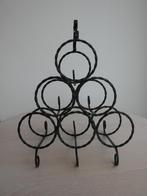 Smeedijzeren wijnflessenrekje, Huis en Inrichting, Woonaccessoires | Wijnrekken, Ophalen, Gebruikt