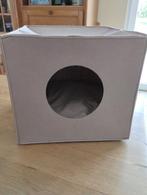 Niche cube pliable avec coussin pour chat, Dieren en Toebehoren, Kattenmanden, Zo goed als nieuw, Ophalen