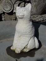 statue d un chat tête de coté en pierre , super prix !, Jardin & Terrasse, Animal, Pierre, Enlèvement ou Envoi, Neuf