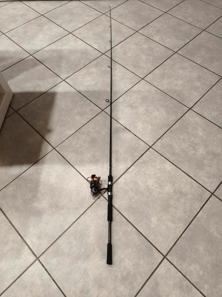 Canne Shimano spinning, Watersport en Boten, Hengelsport | Algemeen, Zo goed als nieuw, Molen, Ophalen