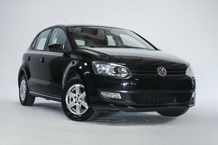 Volkswagen Polo 1.2 Benzine 12v 2009 Zwart, Auto's, Volkswagen, Bedrijf, Te koop, Polo, Airconditioning, Benzine, Euro 5, 5 deurs