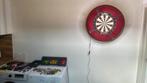 Dartsbord met alle toebehoren, Sport en Fitness, Darts, Ophalen, Gebruikt, Dartbord met pijlen