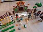 Playmobil paarden/ren podium, Complete set, Zo goed als nieuw, Ophalen