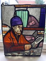 glasraam in lood – schrijver, Ophalen