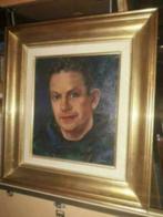 huile sur toile homme signe Margriet Goossens, Antiek en Kunst, Ophalen of Verzenden