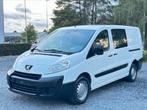 Peugeot Expert 2.0HDI Euro5 Dubbel Cabine 6PL Perfect Staat, Auto's, 94 kW, Euro 5, Zwart, Wit