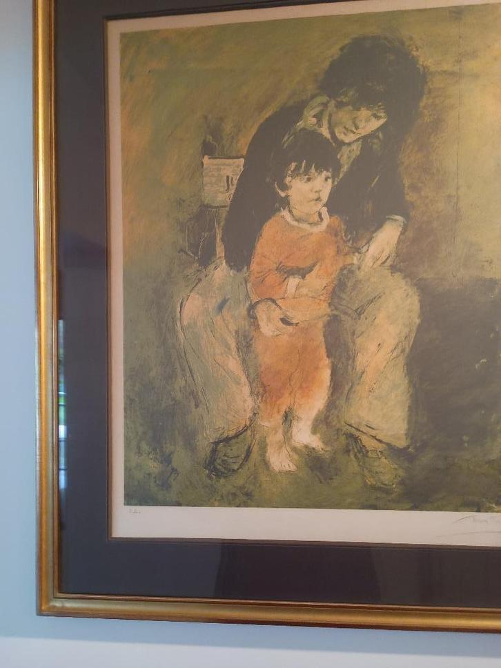 3 originele litho's Martin Wallaert, Antiek en Kunst, Kunst | Schilderijen | Klassiek, Ophalen