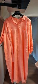 Kleedje van Atmos. In linnen., Kleding | Dames, Ophalen, Zo goed als nieuw, Maat 46/48 (XL) of groter, Oranje