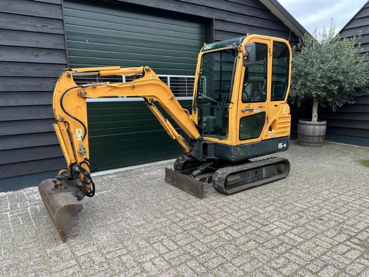 Hyundai Robex 16-9 minigraver / graafmachine / minikraan, Zakelijke goederen, Machines en Bouw | Pompen en Compressoren, Ophalen