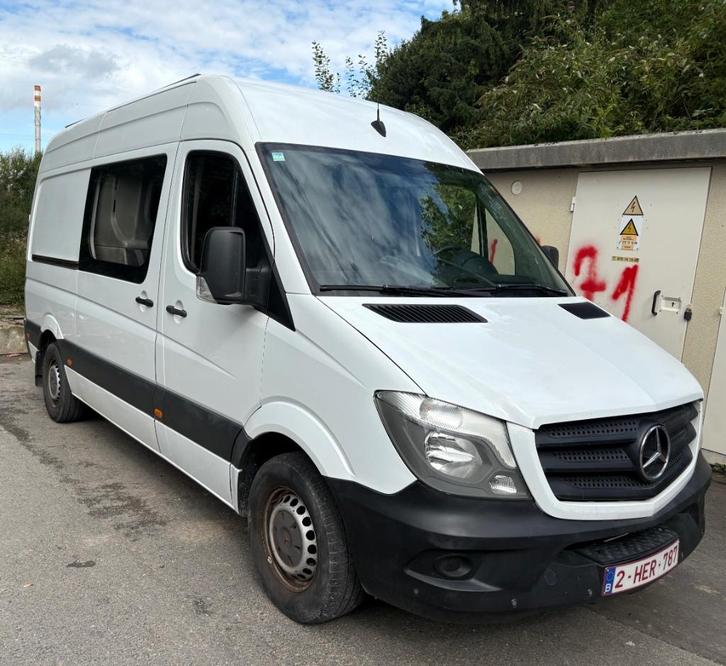 Mercedes-Benz Sprinter 316 CDI DUBBEL CAB L2H2 Modèle 2017, Auto's, Bestelwagens en Lichte vracht, Particulier, Adaptieve lichten