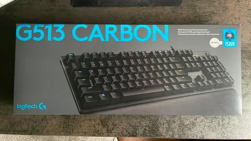 Logitech G513 CARBON, Informatique & Logiciels, Claviers, Neuf, Qwerty, Clavier gamer, Enlèvement ou Envoi