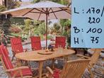 Salon de jardin - Table et 4 chaises 'Kati', Jardin & Terrasse, Ensembles de jardin, 4 places, Enlèvement, Utilisé, Salons de jardin