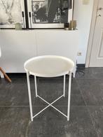 Witte ronde salontafel, Huis en Inrichting, Ophalen, Zo goed als nieuw, Rond, 50 tot 75 cm