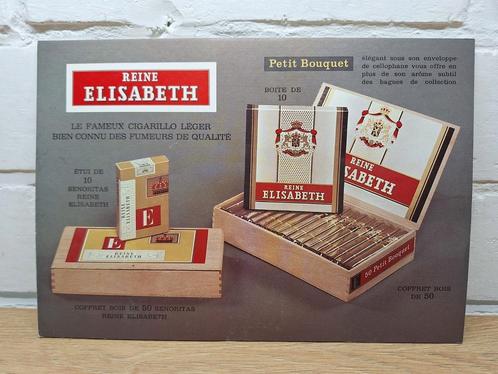 Vintage reclame display Cigarillos Reine Elisabeth, Verzamelen, Merken en Reclamevoorwerpen, Gebruikt, Reclamebord, Ophalen of Verzenden