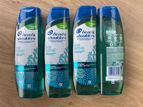 set van 4 flessen shampoo head and shoulders, Handtassen en Accessoires, Uiterlijk | Haarverzorging, Nieuw, Shampoo of Conditioner