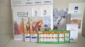 Kalenders + agenda"s "2024--2023-2022-2019-02007-2008