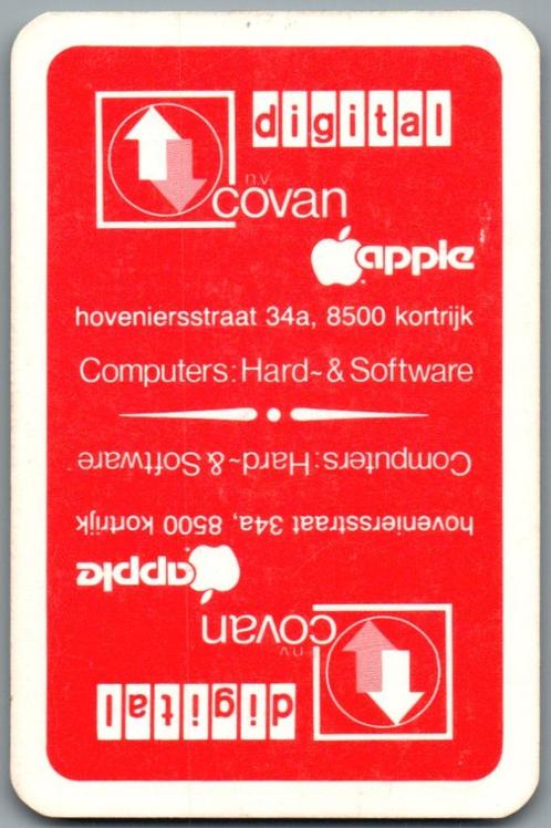 speelkaart - LK12793 - Covan digital, Verzamelen, Speelkaarten, Jokers en Kwartetten, Zo goed als nieuw, Speelkaart(en), Verzenden
