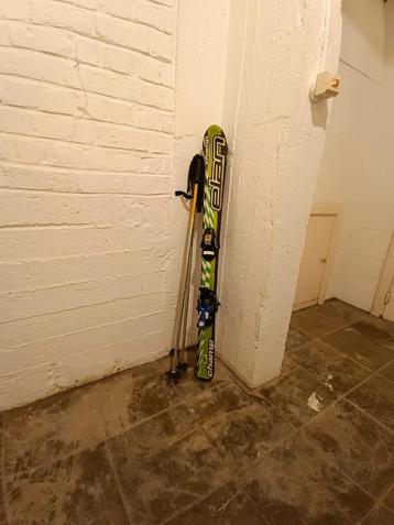Kids ski Elan 110 cm + boots, Autres marques, Enlèvement ou Envoi, Skis, Utilisé