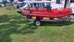 zodiac  futura mk 2 , 15  pk  johnson met trailer., Watersport en Boten, Ophalen, Aluminium, Gebruikt, Zodiac