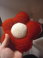 Decoratie bloem gehaakt, Hobby en Vrije tijd, Ophalen of Verzenden, Zo goed als nieuw