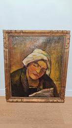 Gustave Balenghien Lezende vrouw ca 1930, Antiek en Kunst, Kunst | Schilderijen | Klassiek, Ophalen