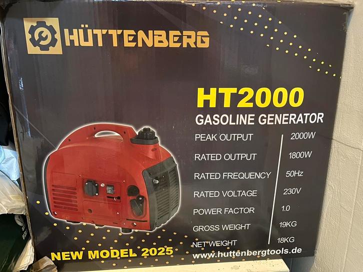 Stroom Generator 2000w, Doe-het-zelf en Bouw, Aggregaten, Zo goed als nieuw, Benzine, Ophalen