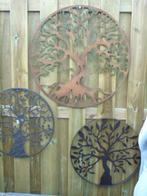arbre de vie un cercle décoration murale en f-forgé couleur., Jardin & Terrasse, Enlèvement ou Envoi, Neuf