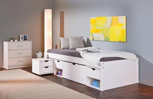 Massief houten bedden 90x200 met lattenbodem Snelle levering, Huis en Inrichting, Slaapkamer | Bedden, Nieuw, Eenpersoons, 90 cm
