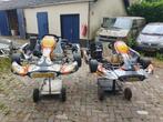 te koop 3 rotax max karts  1 birel met loncin  4 takt motor, Sport en Fitness, Karting, Ophalen, Zo goed als nieuw, Kart