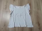 t-shirt H&M mt M (nr 93), Maat 38/40 (M), H&M, Wit, Ophalen of Verzenden