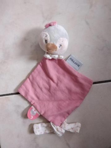 knuffeldoekje nattou pinguin (doos pam), Kinderen en Baby's, Ophalen of Verzenden, Nieuw