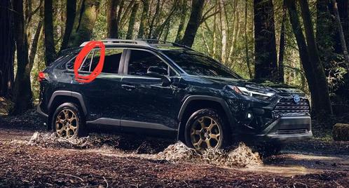 RAV4 rechter achter ruit getint, Auto-onderdelen, Ruiten en Toebehoren, Toyota, Nieuw, Ophalen of Verzenden