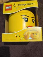 Boîte de rangement LEGO Head L pour fille, plastique, jaune, Enfants & Bébés, Jouets | Duplo & Lego, Enlèvement, Neuf, Lego