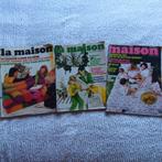 La Maison.  3 magazines jaren 70. Decoratie en design., Boeken, Ophalen of Verzenden, Gelezen