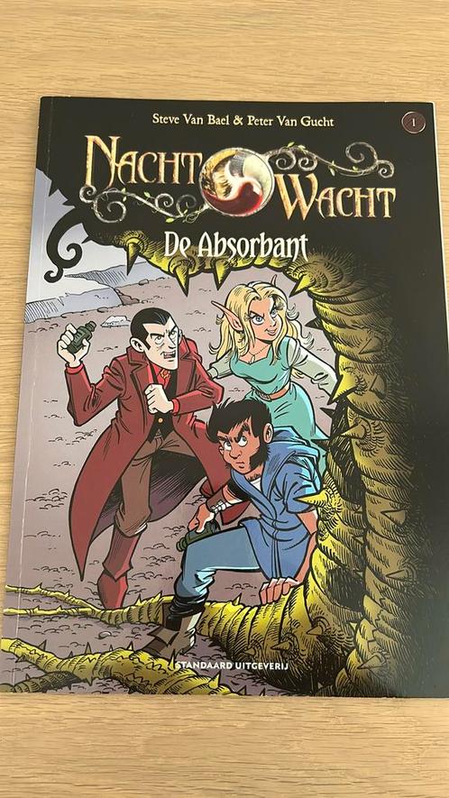 Nachtwacht: strip: Steve Van Bael - De Absorbant, Boeken, Stripverhalen, Zo goed als nieuw, Ophalen of Verzenden